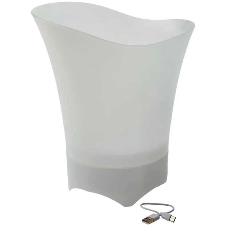 Portable LED Ice Bucket with Built In Wireless Bluetooth Speaker