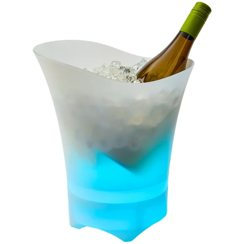 Portable LED Ice Bucket with Built In Wireless Bluetooth Speaker