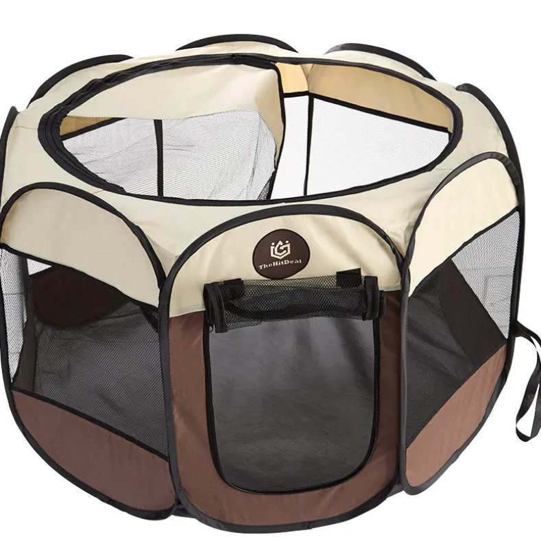 Portable Pet Playpen - Indoor/Outdoor Use with Carry Bag