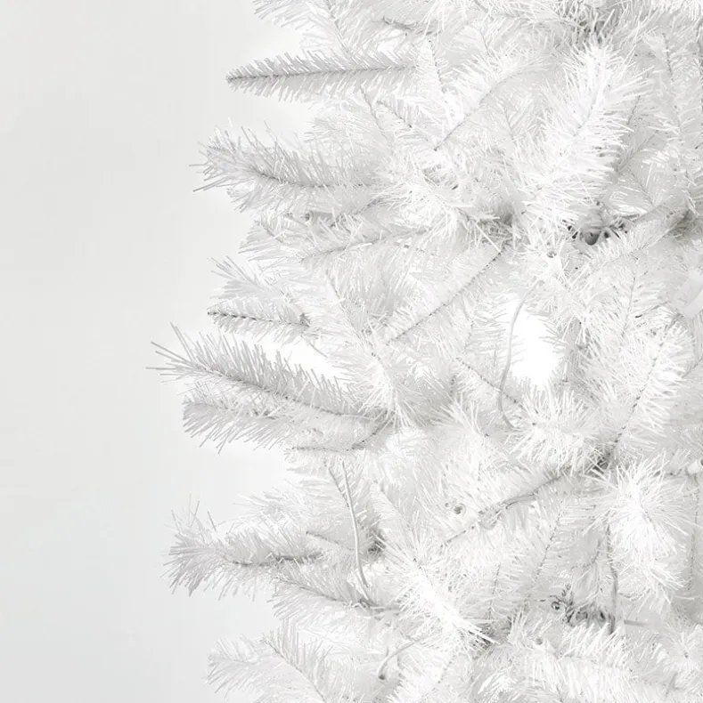 Prelit Slim Christmas Tree - 7 Ft