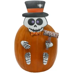 Pumpkin Decorating Kits Metal In Cat Ghost Bird Or Skeleton Characters
