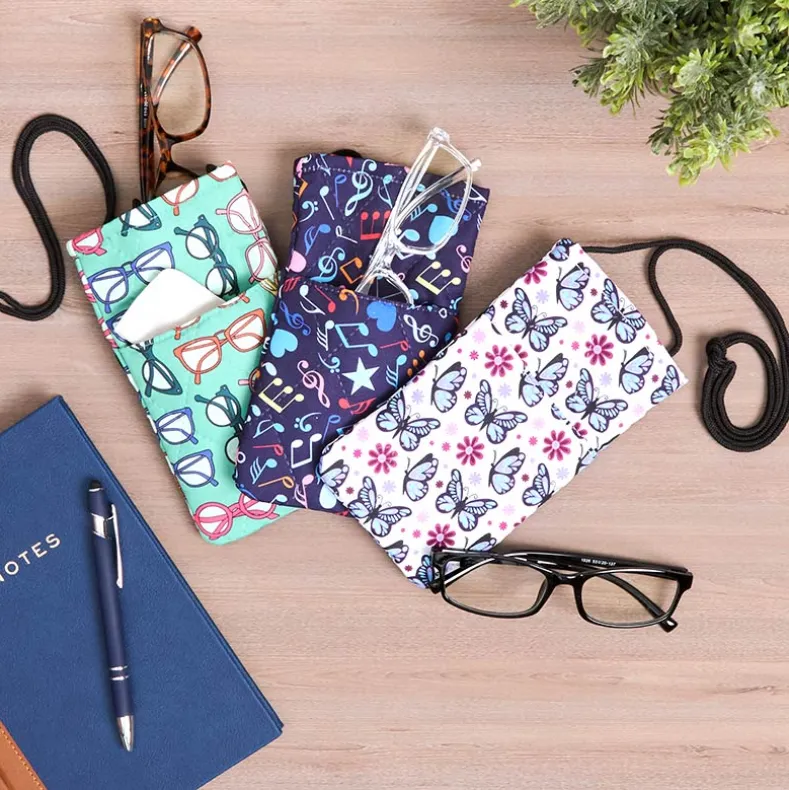 Quilted Glasses Case on a String