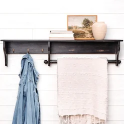 Quilt Rack with Hooks