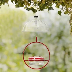 Red Hummingbird Feeder