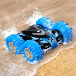 Remote Control 360° Aquacross Car - Rechargeable Land and Water Adventure