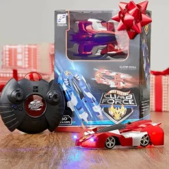 Remote Control Wall-Climbing Car - Rechargeable with LED Lights