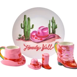 Rodeo Ready 12" Round Serving Plate in Melamine