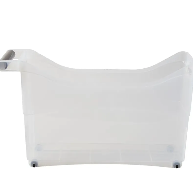 Rolling Slim Household Storage Bin with Handle