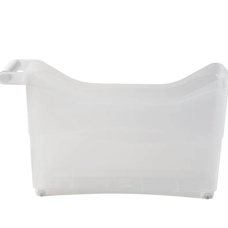 Rolling Slim Household Storage Bin with Handle