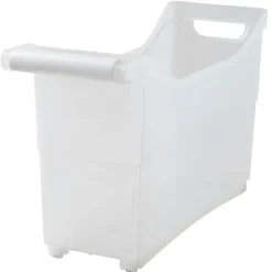 Rolling Slim Household Storage Bin with Handle
