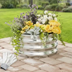 Round Galvanized Raised Garden Bed Kit