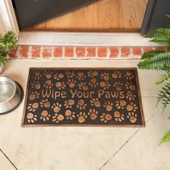 Rubber Stair Treads Set of 2 or Doormat, Wipe Your Paws