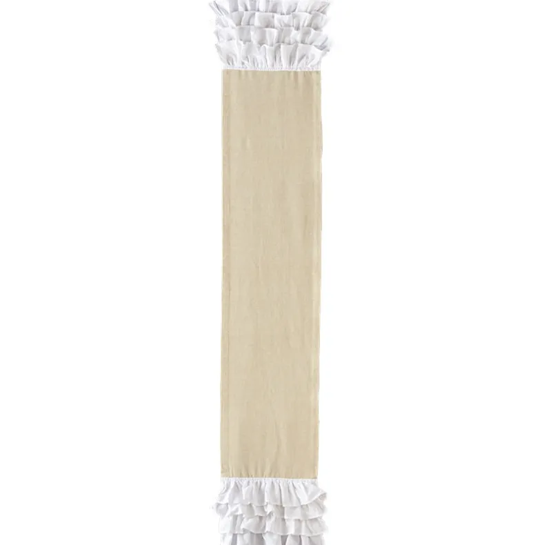 Ruffled Table Runner or Placemats