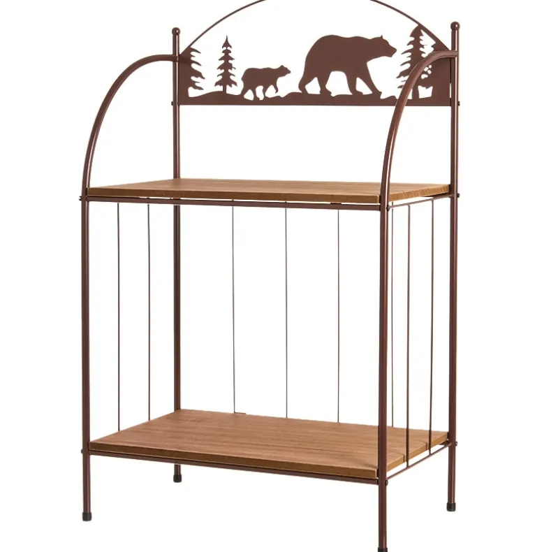 Rustic Lodge Bear Towel Holder