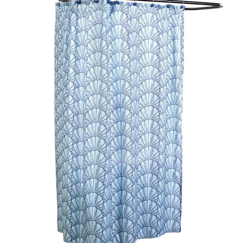 Seashell Shower Curtain or Shower Hooks Set of 12
