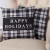 Seasonal Accent Happy Holidays Pillow