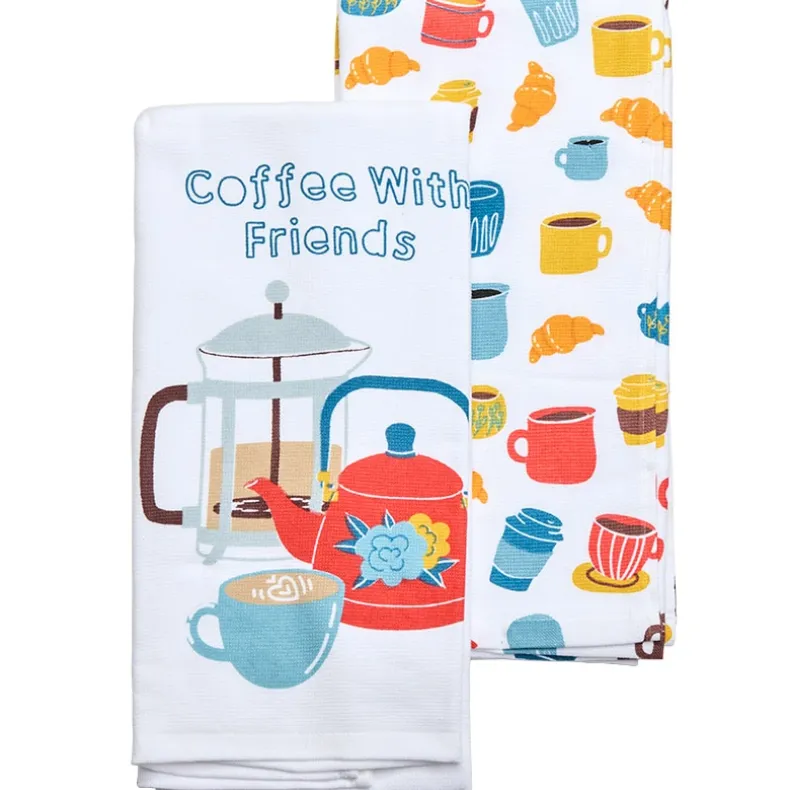 Set of 2 Cotton Kitchen Towels