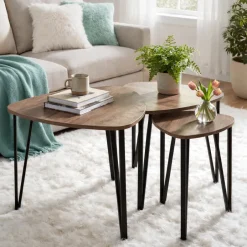 Set of 3 Nesting Coffee End Tables