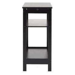 Side Table with Extension Shelf