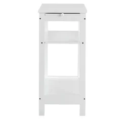 Side Table with Extension Shelf