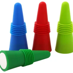 Silicone Wine Bottle Stoppers Set of 4