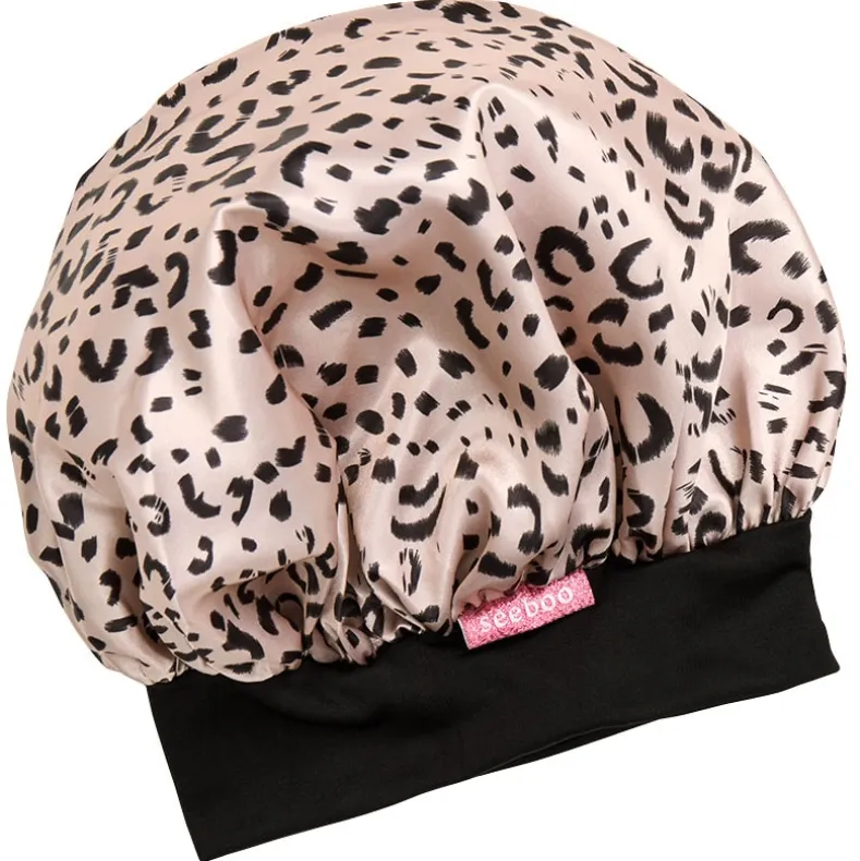 Silky Satin Unicorn or Leopard Head Scarf Cap and Sleeping Bonnet