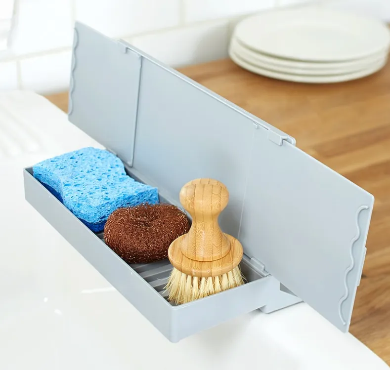 Sink Splash Guard with Organizer