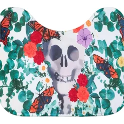 Skull, Flowers and Butterflies Halloween Bath Set 16 Pc.