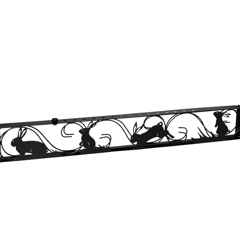 Sliding Door Lock with Decorative Bunny Design Expands 26" to 41"