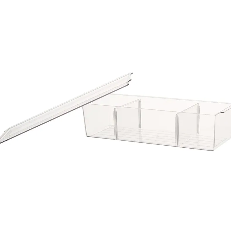 Snack Box Container with 3 Compartments