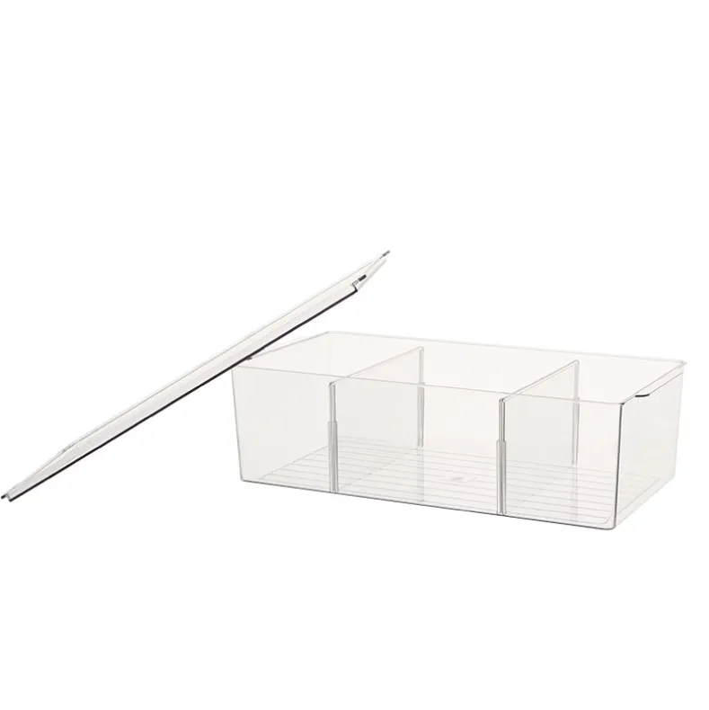 Snack Box Container with 3 Compartments