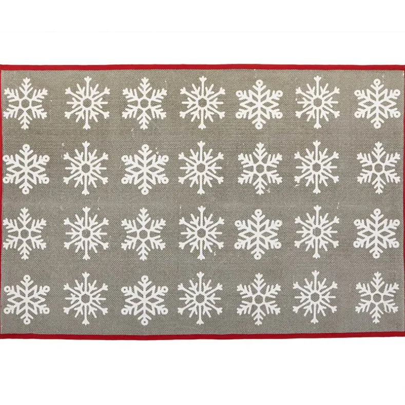 Snowflake Pattern Area Rug