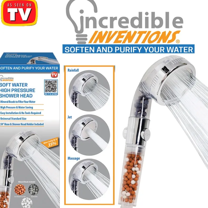 Soft Water High Pressure Shower Head