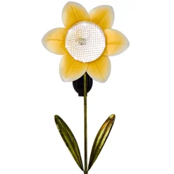Solar Birdfeeder Stakes Flower or Butterfly