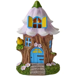 Solar Fairy Resin Outdoor Garden House