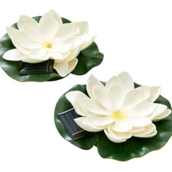 Solar Floating LED Flower Lights - Set of 2