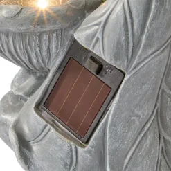 Solar Gnome Garden Statue