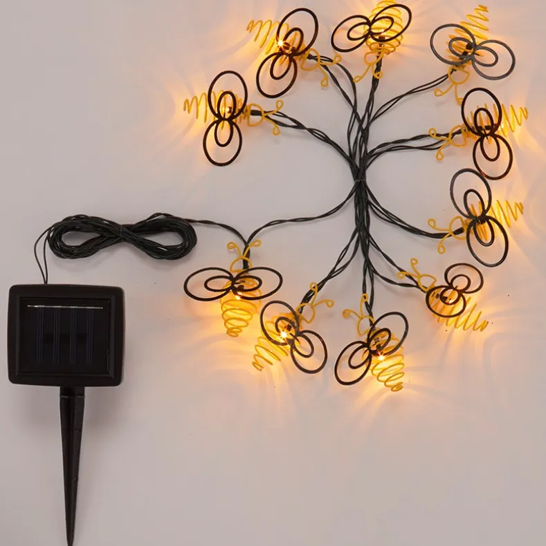 Solar Ladybug String Lights
