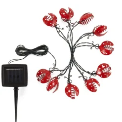 Solar Ladybug String Lights