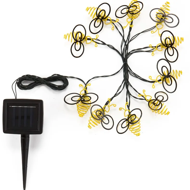 Solar Ladybug String Lights