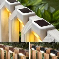 Solar LED Deck Lights Set of 3