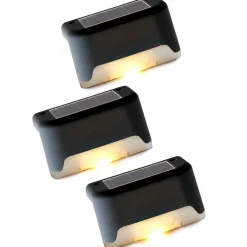 Solar LED Deck Lights Set of 3