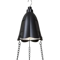 Solar Lighted Hanging Basket Planter