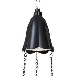 Solar Lighted Hanging Basket Planter