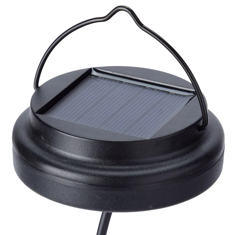 Solar-Powered Small Rattan Pendant Light – Natural and Brown