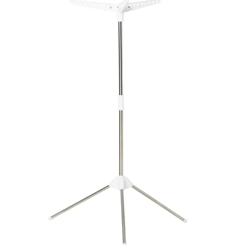 Space-Saving Folding Laundry Clothing Drying Rack with 3 Arms