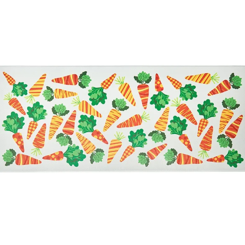 Spring Carrots Kitchen Comfort Runner Rug