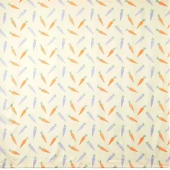 Spring Carrots Shower Curtain, Bath Rug, Hand Towels, Valance, or Hooks