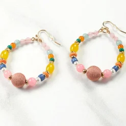 Spring Flower Beaded Jewelry