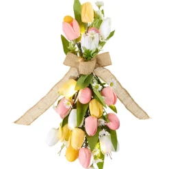 Spring Lighted Multi-Use Swag Décor - Easter Or Butterfly